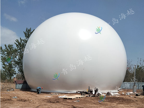 海越沼氣獨(dú)立式雙膜儲氣柜圖片